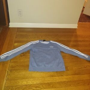Blue Adidas crewneck sweatshirt size small